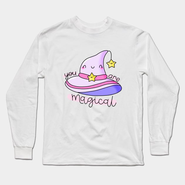 Magical hat Long Sleeve T-Shirt by kawaiiplace